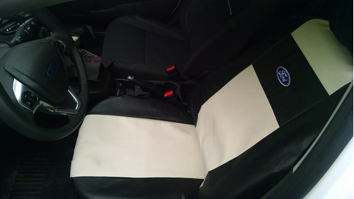 Imagen 7 de 8 de Funda Cubre Asiento Cuero Ford Fiesta Max Focus ( Juego Completo )