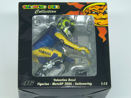 Miniatura Figura Valentino Rossi Yamaha 2006 1:12 Ed Lim