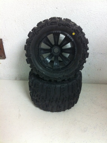 Rc 4 Llantast Y4rin Monster Truck Proline Negro Y Plata 17m (Usado)
