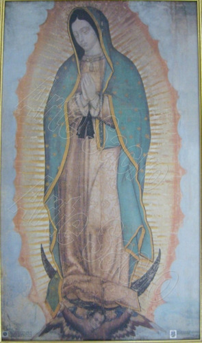 Imagen 1 de 6 de Litografia Original  Virgen De Guadalupe 66cm