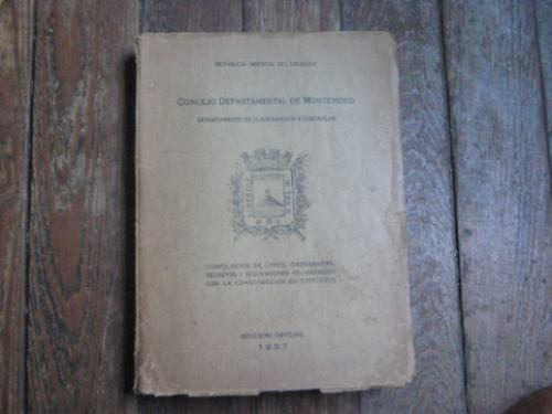 Leyes Y Ordenanzas Construccion De Edificios C.d. Montevideo