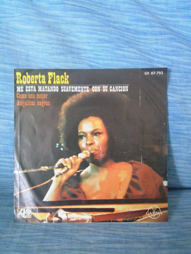 Sencillo 45 Rpm Vinilo Acetato Lp Roberta Flack Soul