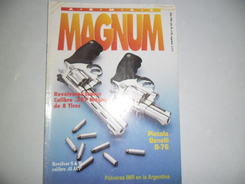 Revista Magnum 82 Revolver Taurus 357 Magnum 8 Tiros