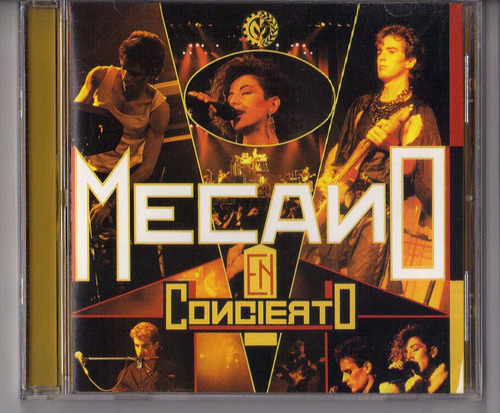 Cd Mecano En Concierto Como Nuevo, Pop Español, Tonycds