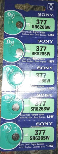 Pilas Baterias Sony 377 364  1.55v