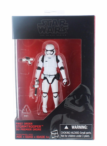 Star Wars Tfa Black Series 3.75'' First Order Stormtrooper