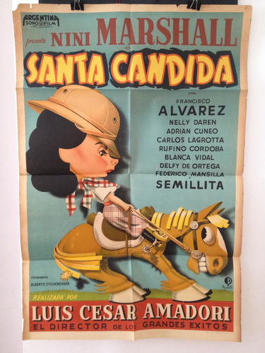 Afiches De Cine - Santa Cándida - Nini Marshall