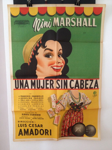 Afiches De Cine - Una Mujer Sin Cabeza - Nini Marshall