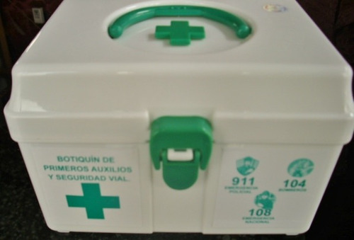 Imagen 8 de 8 de Caja Botiquín Valija Práctico Primeros Auxilios Y Curaciones