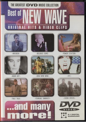 Dvd Original Best Of New Wave China Crisis Xtc Re-flex Power