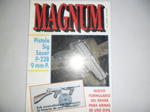 Revista Magnum 61 Pistola Sig Sauer P 228 9 Mm