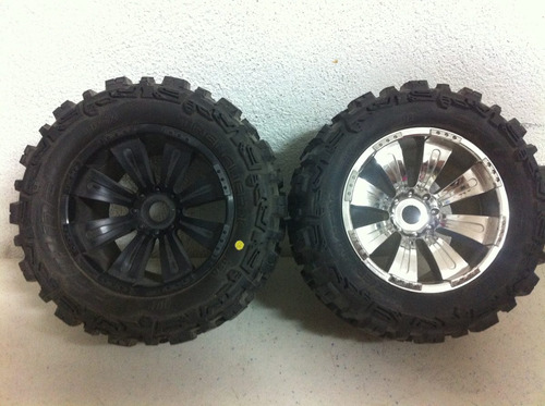 Rc 4 Llantast Y4rin Monster Truck Proline Negro Y Plata 17m (Usado)
