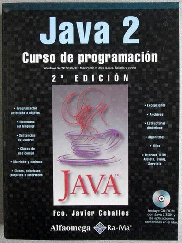 Java 2 Curso De Programación - Javier Ceballos - Alfaomega