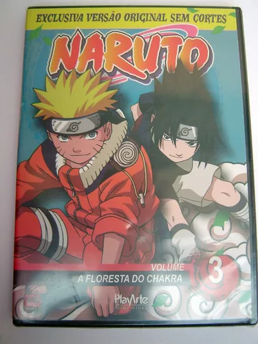 Naruto Volume 03 A Floresta Do Chakra Dvd Original Lacrado