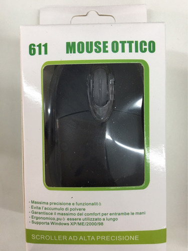 Mouse Para Notebook Óptico Usb Windows Knup 1200dpi Led Pc