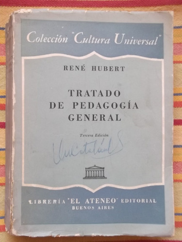 Tratado De Pedagogía General René Hubert