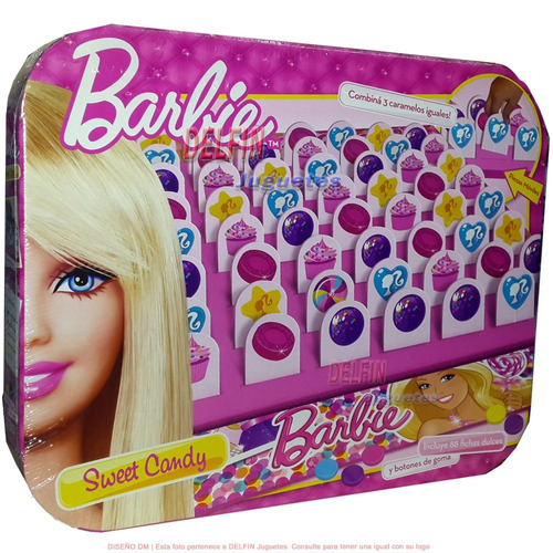 Kreker Barbie Sweet Candy Juego De Mesa Candy Crush