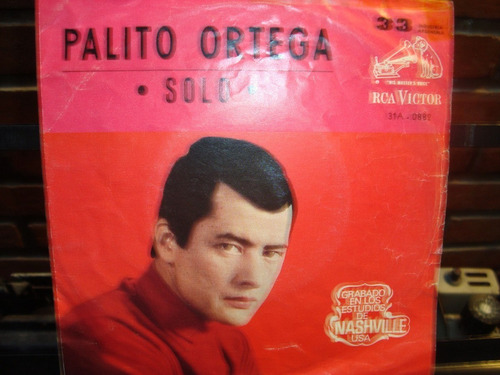 Palito Ortega - Solo/se De Un Mundo Mejor - Simple Con Tapa