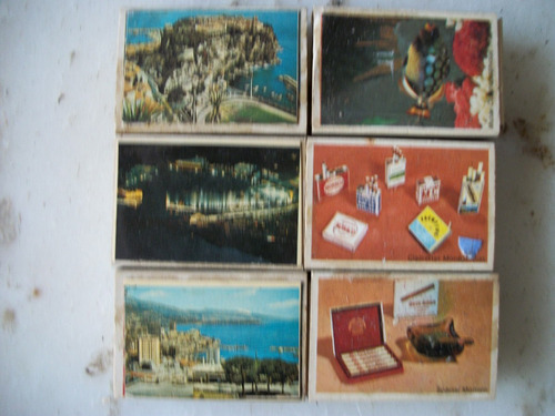 Fósforos Coleccionables Lote Cajas Antiguas (1970) De Mónaco
