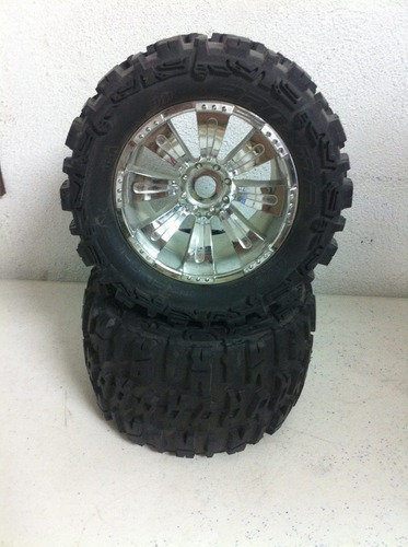 Rc 4 Llantast Y4rin Monster Truck Proline Negro Y Plata 17m (Usado)