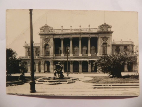Postal Teatro Municipal Santiago Del Album Chile Al Día 1916 
