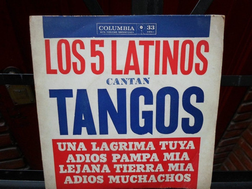Los 5 Latinos Cantan Tangos - Ep Con Tapa (d)