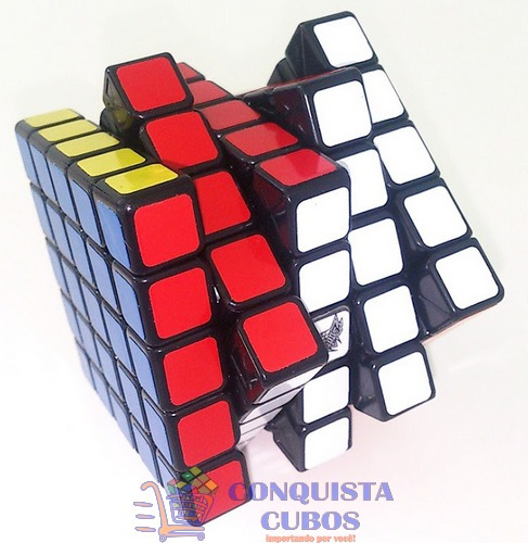 Cubo Mágico 5x5x5 Cyclone Boys Preto Profissional Promoção