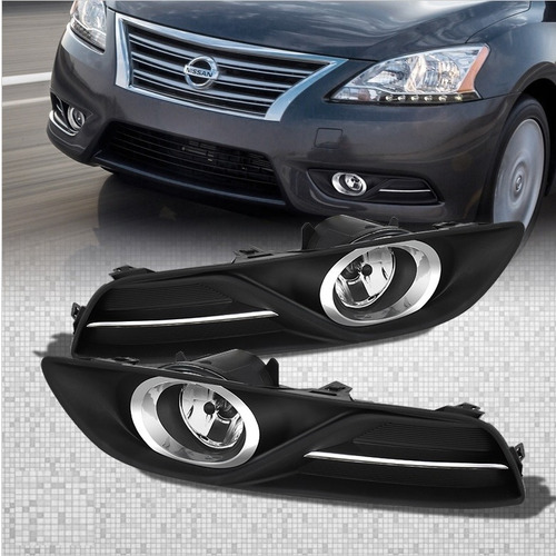 Nissan Sentra 2013 - 2015 Par De Faros Antiniebla Nuevo!!!
