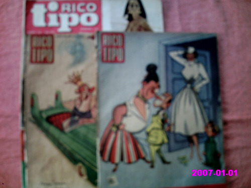 Revistas Rico Tipo - Lote De 3 N°213, 261 Y Nº 645