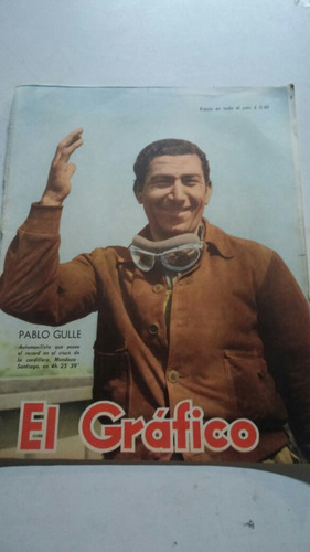 Revista El Grafico - Solo Tapa - Gulle Automovilismo Argenti