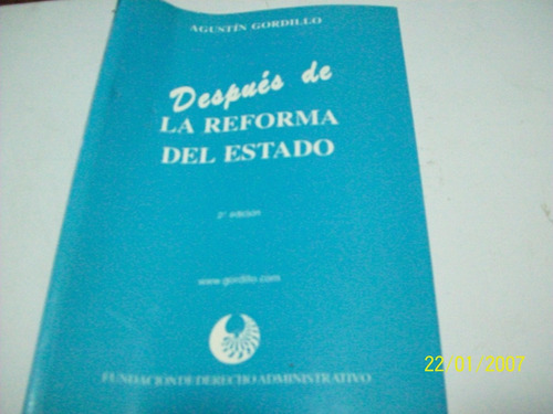 Libro:despues De La Reforma Del Estado-agustin Gordillo