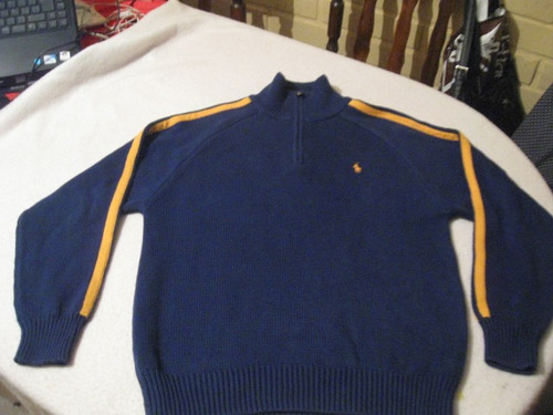 Sweater De Niño Polo De Ralph Lauren Talla M Color Azul