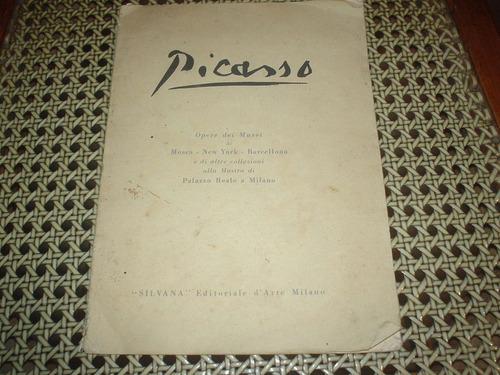 Picasso Catalogo Exposicion Milan Año 1953. Zona: Retiro