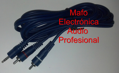 Cable Audio Profesional Puls Stereo Chico 3.5 A Rca 1.8m