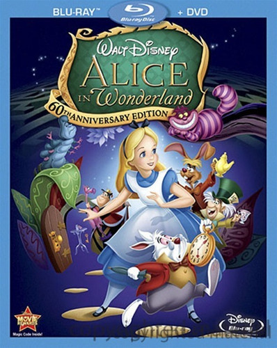 Blu-ray + Dvd Alice In Wonderland / Alicia En El Pais De Las