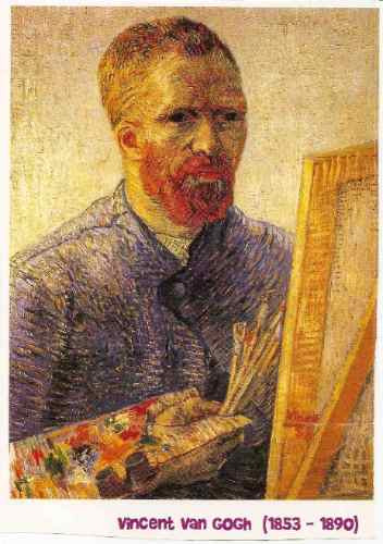 Lamina 30x45cm Arte - Pintores - Van Gogh - Autoretrato