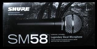 Microfone Shure Sm58 Original - Top De Linha - Frete Gratis