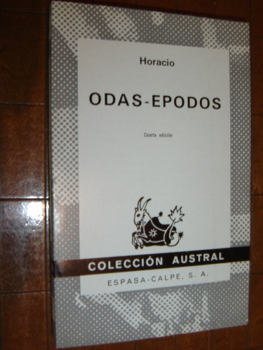 Horacio, Odas - Epodos.  Coleccion Austral 1973