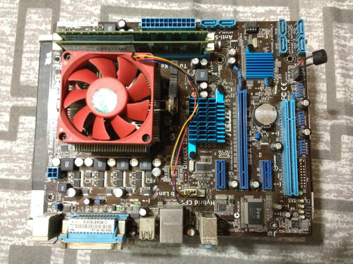 Combo Motherboard Asus M5a78l-m Lx Amd Fx 6100 6gb Ram