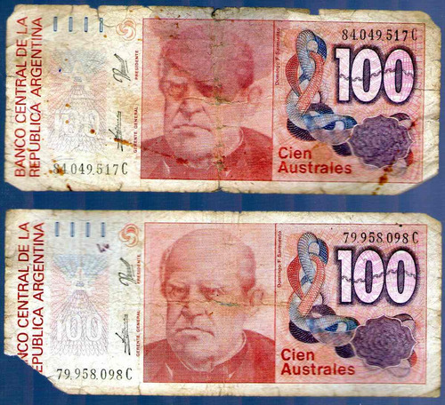 Billete 100 Cien Australes