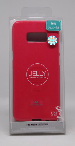 Imagen 1 de 3 de Funda Galaxy S8 Mercury Goospery Jelly Case Fiusha