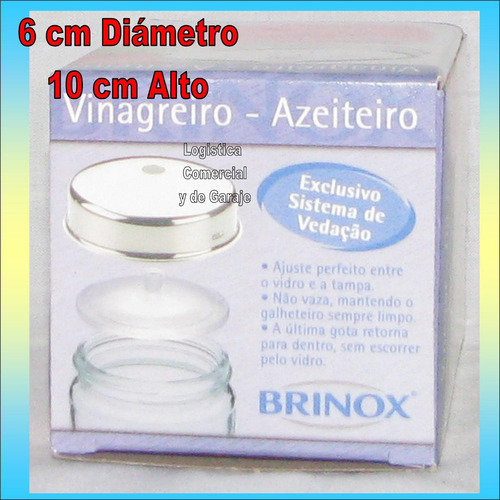 Set (2) Utensilio Mesa Vinagrera Aceitera 150 Ml