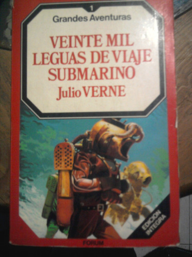 Libro 20 Mil Leguas De Viaje Submarino Julio Verne