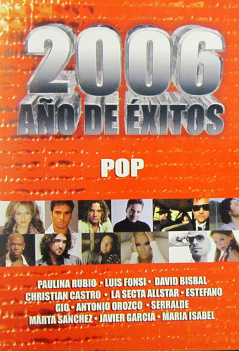 Varios Artistas - 2006 Año De Éxitos Pop Importado Usa Dvd