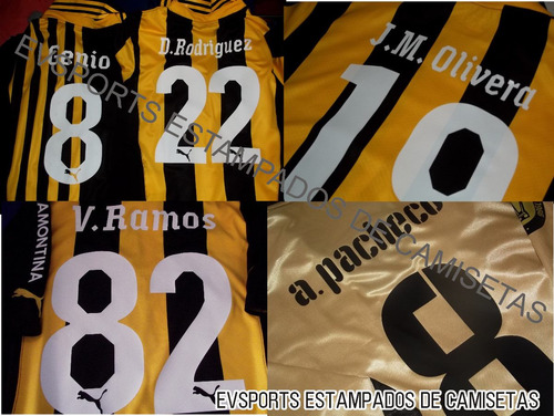 Personaliza Tu Camiseta Peñarol 2011 - 2012