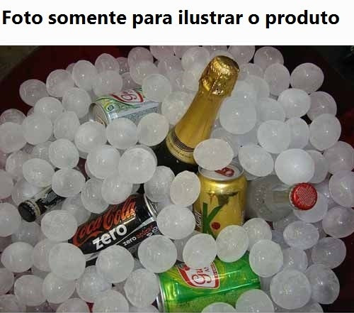 Imagem 3 de 3 de Gelo Artificial Reutilizável Pote Com 20 Unidades Cubo