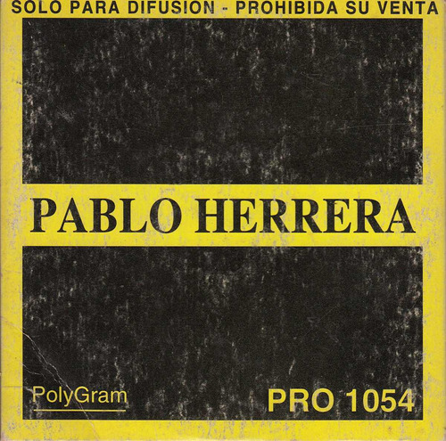 Cd Promo Pablo Herrera Chile Con Un Tema Argentina 1994 Raro