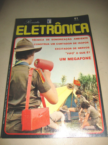 Revista Saber Eletrônica Nº 61 Agosto 1977. Veja As Fotos!