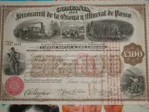 Comprar Bono Del Ferrocarril De La Oroya Mineral De Pasco