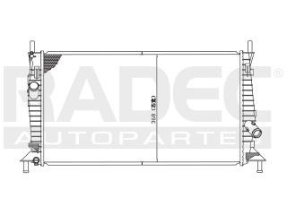 Radiador Volvo C30 2004-2005-2006 L4 2.0/2.3 Lts Automatico